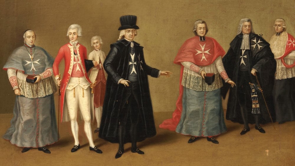 Illustrating Costume of the Order of Saint John of Jerusalem in the 18th-Century