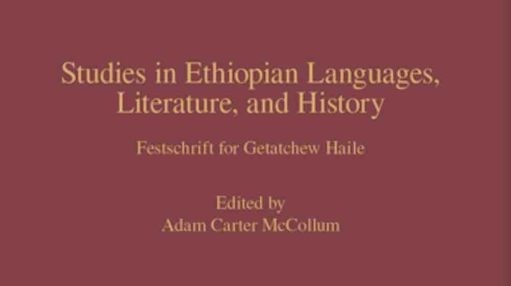 Festschrift for Getatchew Haile