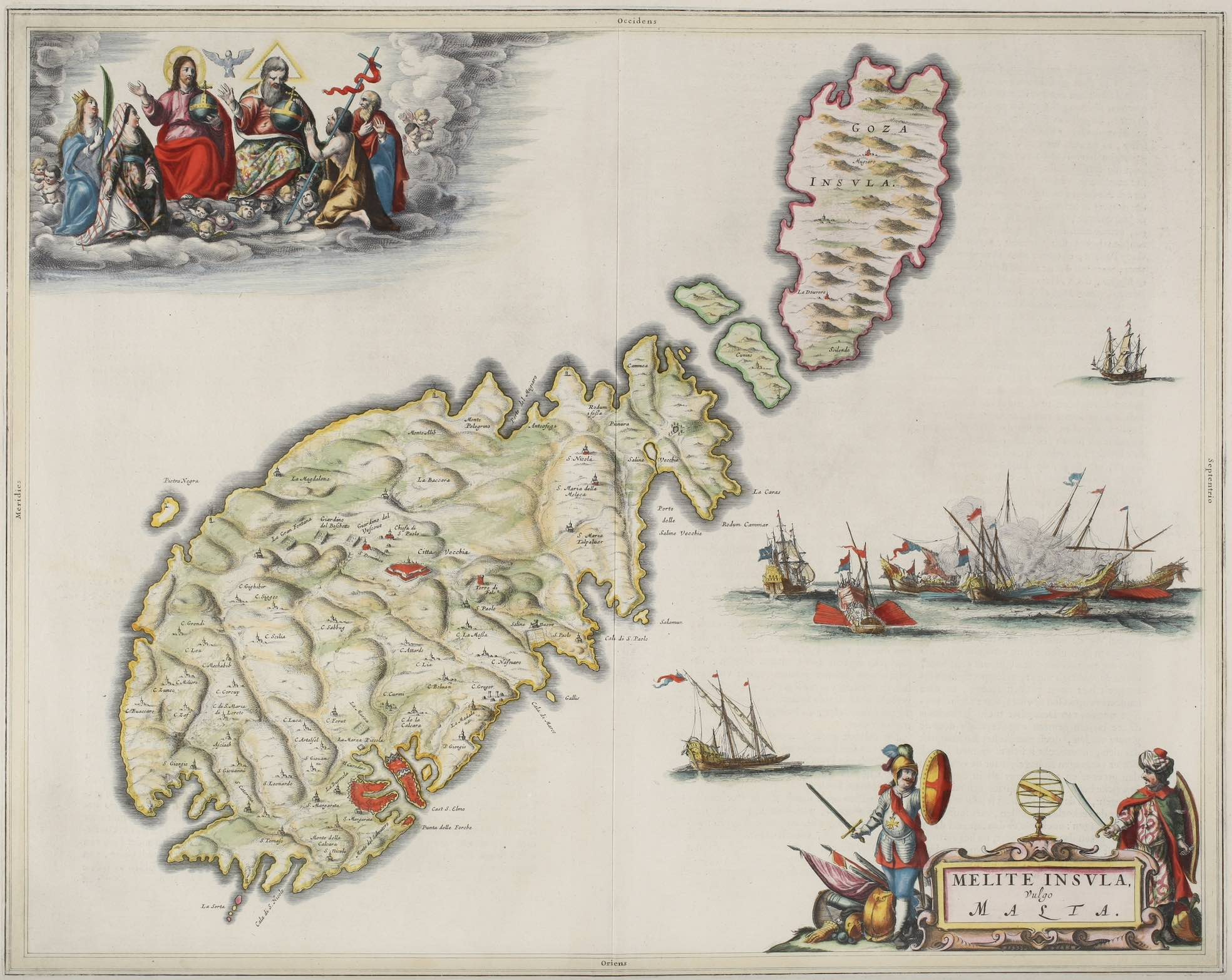 J. Blaeus grooten atlas, oft, Werelt-beschryving, in welcke 't aertryck, de zee, en hemel, wordt vertoont en beschreven<br>Amsterdam: Joan Blaeu, 1665.