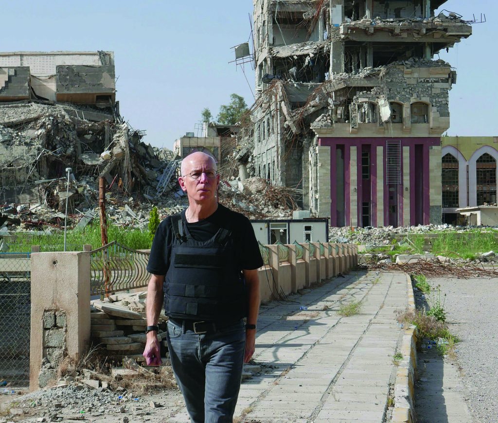 Columba Stewart at the bombed University of Mosul