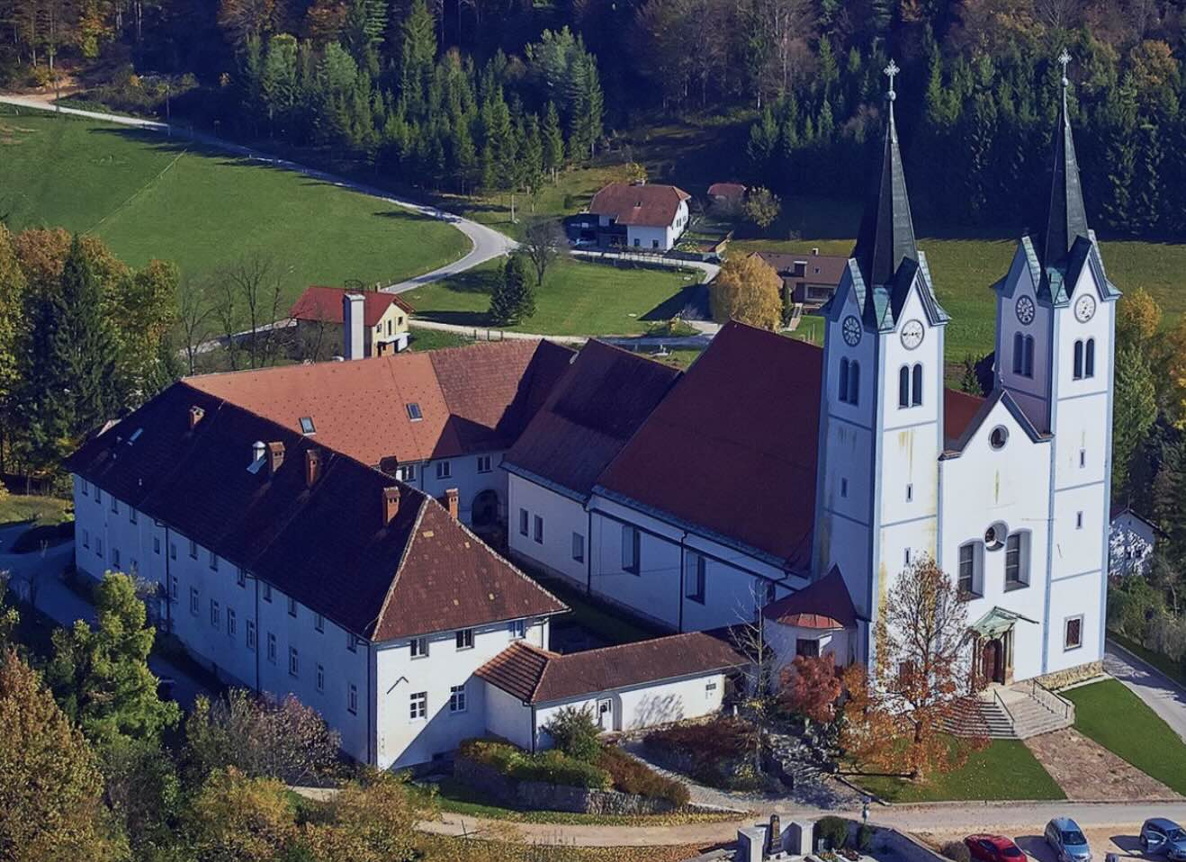 Frančiškanski samostan Nazarje, a Franciscan friary in Nazarje, founded in 1632
