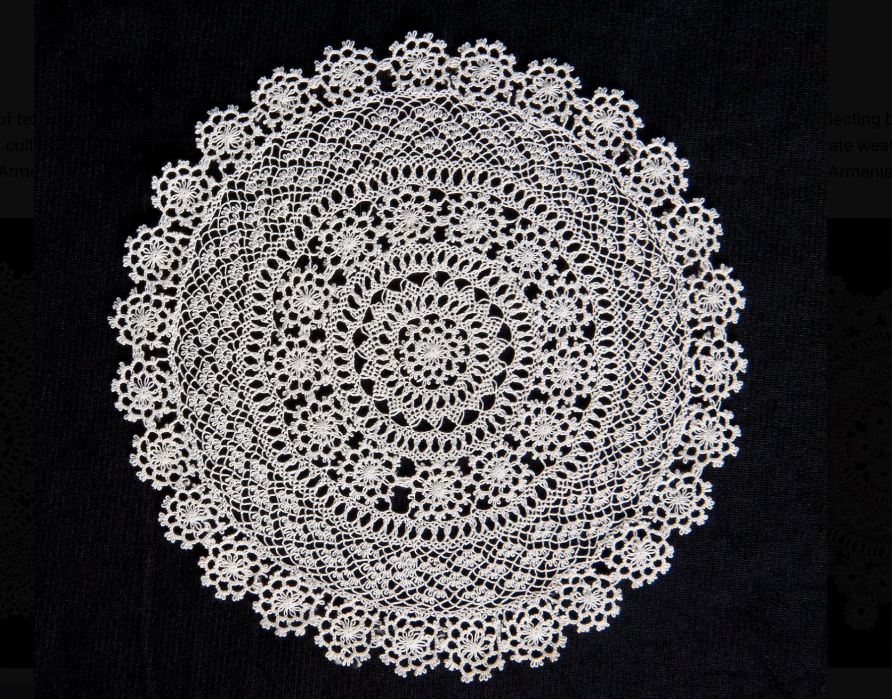 20th-century doily