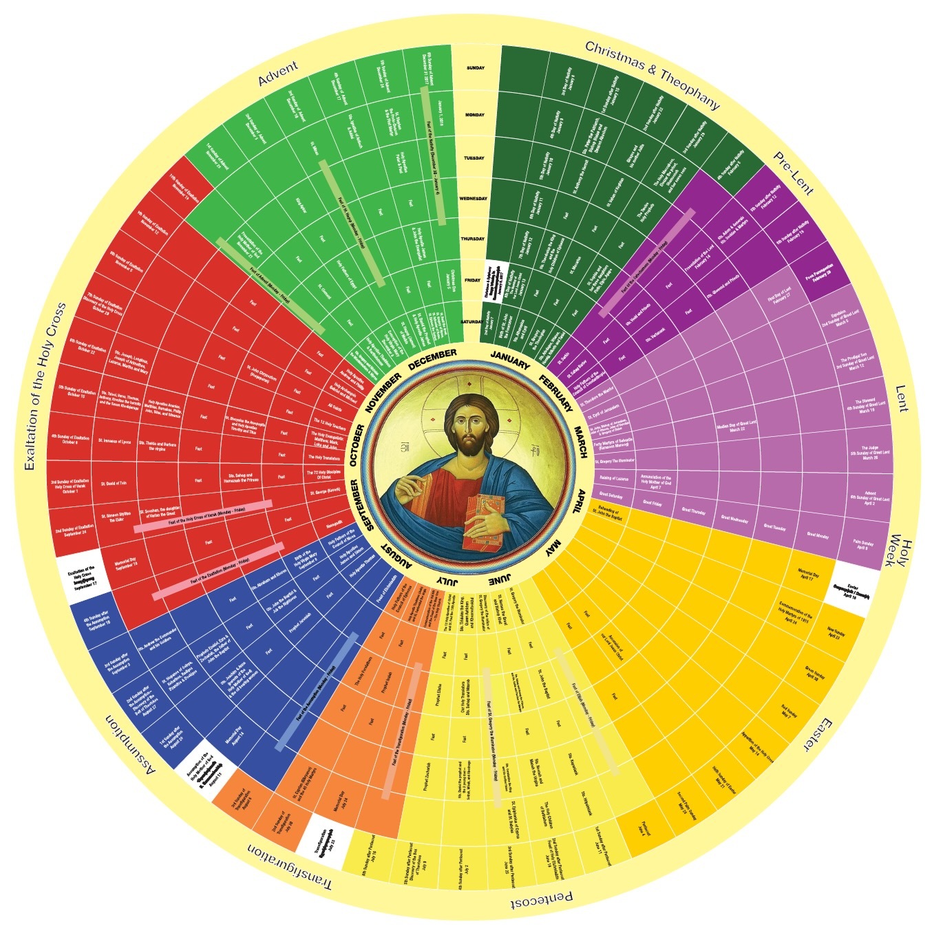 2017 liturgical calendar