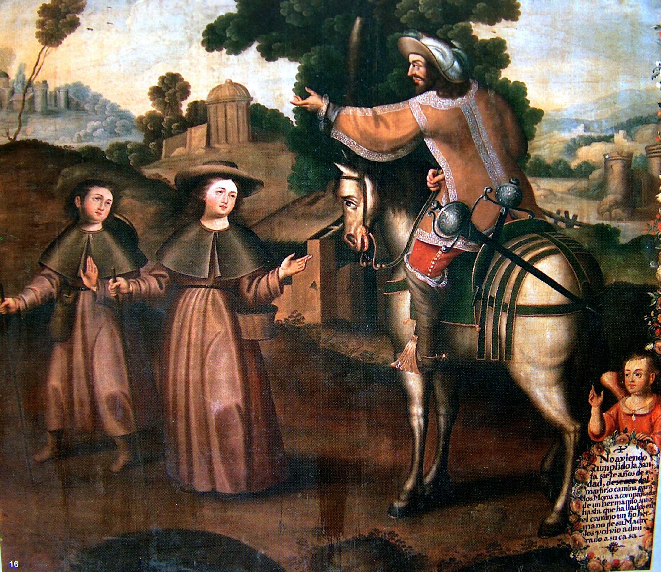 Teresa of Jesus and her brother set out for the land of the Moors