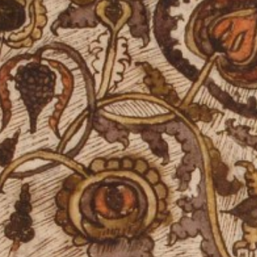 Vegetative imagery from a headpiece (SzOEK 00024)